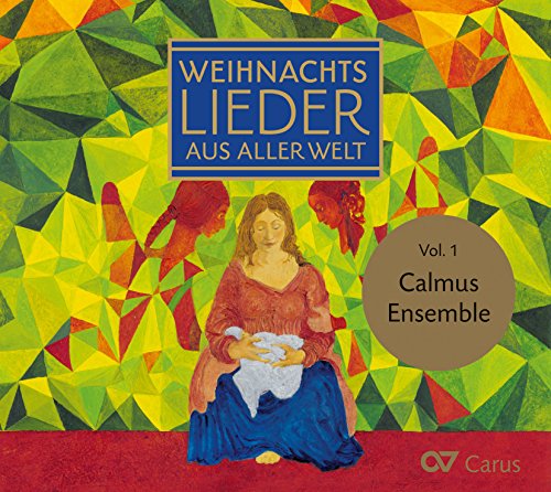 "CD cover art featuring a woman holding a baby, with geometric background and text overlays."