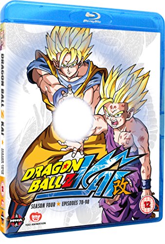 "Blu-ray case with Dragon Ball Z Kai Season 4 anime cover art."