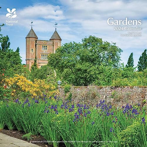 National Trust Gardens Wall Calendar 2024