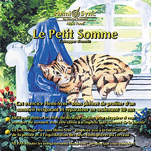 The alt text for the image is: "CD cover with a cat sleeping on a bench."