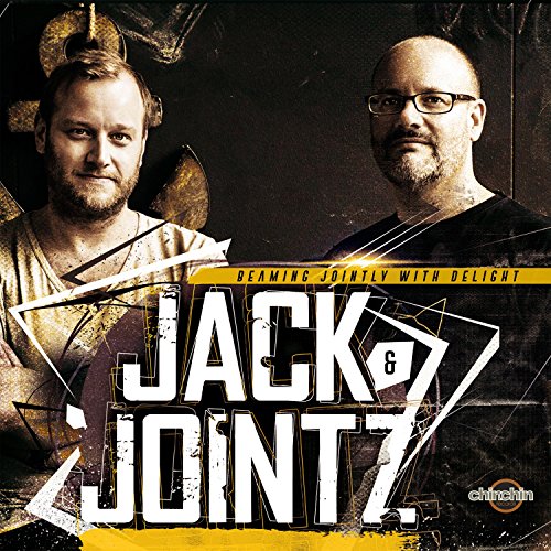 Album cover featuring two men with text "Jack & Jointz" and "Beaming Jointly with Delight".