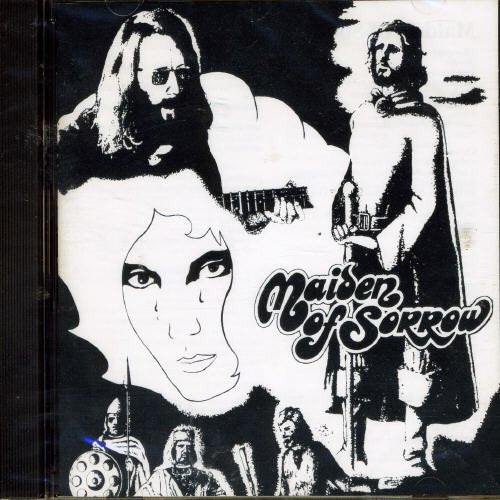 "CD cover art featuring black and white medieval-themed illustrations and the band's name."