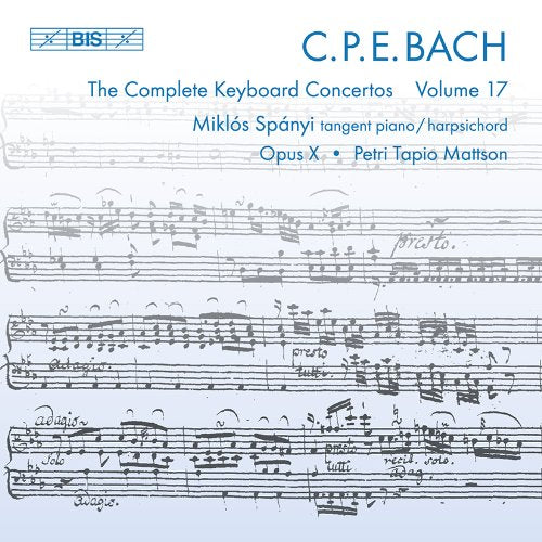 Spanyiopus Xmattson - C.P.E Bach:Keyboard Concertos Vol.17 [CD]