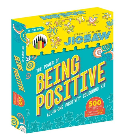 The Power Of Being Positive (Relax & Colour Book & Jigsaw)