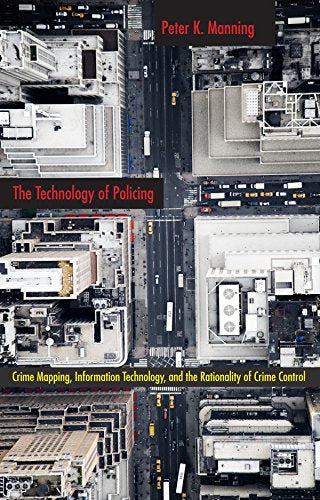 Aerial view of a city street on a book cover with red and yellow text.
