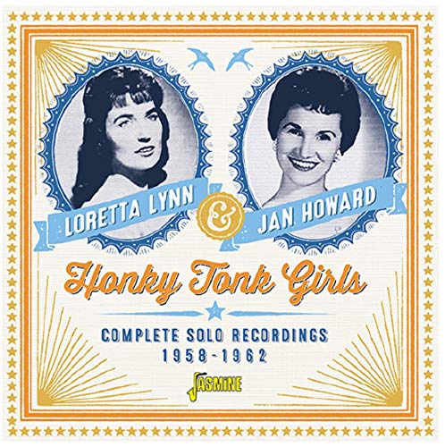 A CD cover featuring black-and-white portraits of Loretta Lynn and Jan Howard.