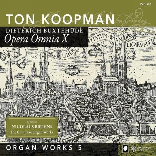 CD cover with green background and black-and-white cityscape illustration, featuring white and black text.