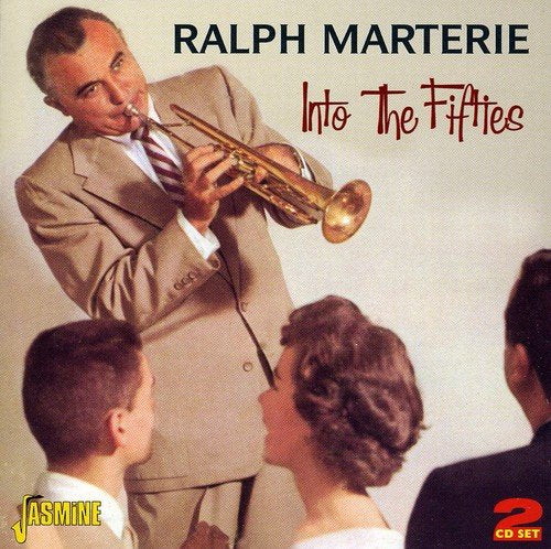 "Album cover featuring a man playing trumpet to three people, with artist name and title."