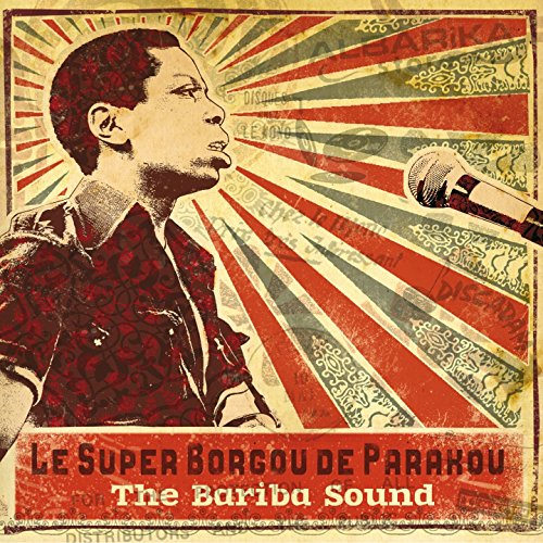 "Album cover with a man singing into a microphone, red and yellow background."