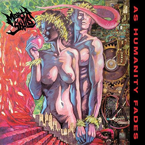 Album cover art featuring two nude figures with mechanical background and red text.