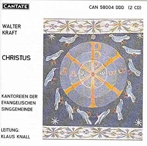 A CD cover featuring a mosaic artwork with doves and a cross on a blue background.