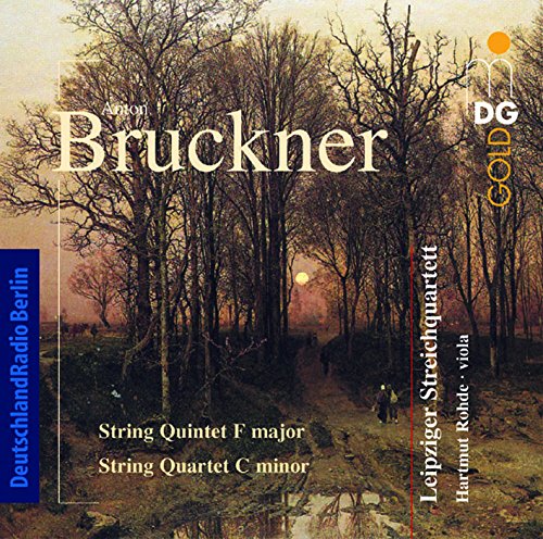 "CD cover featuring a serene forest landscape with bare trees and a body of water."