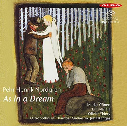 CD cover art featuring a man, woman, and kneeling figure in a forest scene.