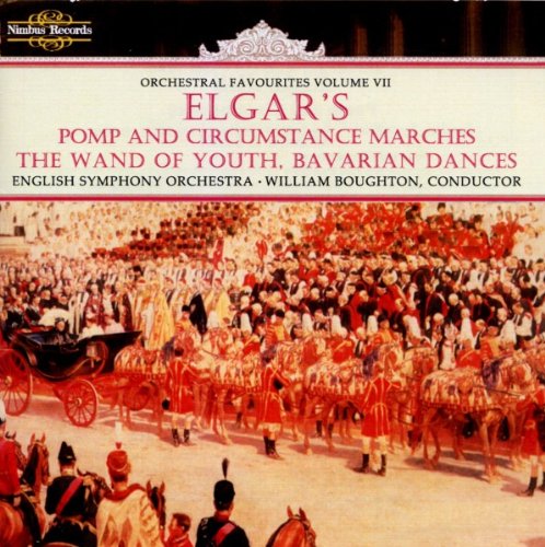 "CD cover featuring a vintage illustration of a royal procession with horse-drawn carriage."