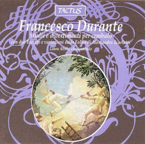 CD album cover with classical painting and ornate brown and purple design.