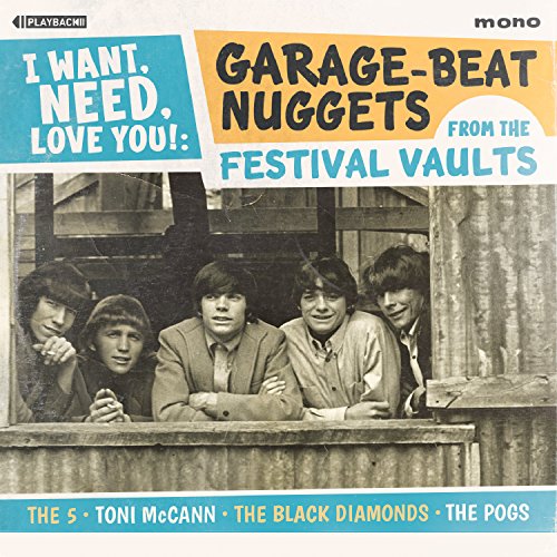 "CD cover with a black and white photo of five men leaning on a wall."