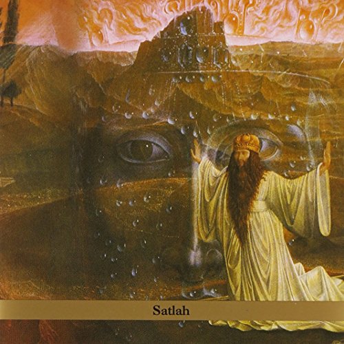 The image depicts an album cover featuring a man in white robes and a crown.