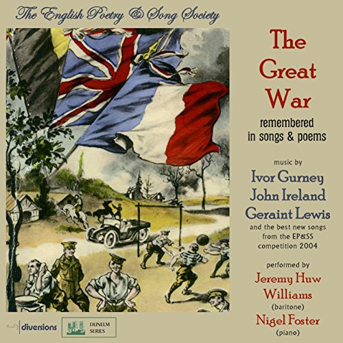 "The Great War" CD cover featuring British and French flags and soldiers in a battlefield scene.