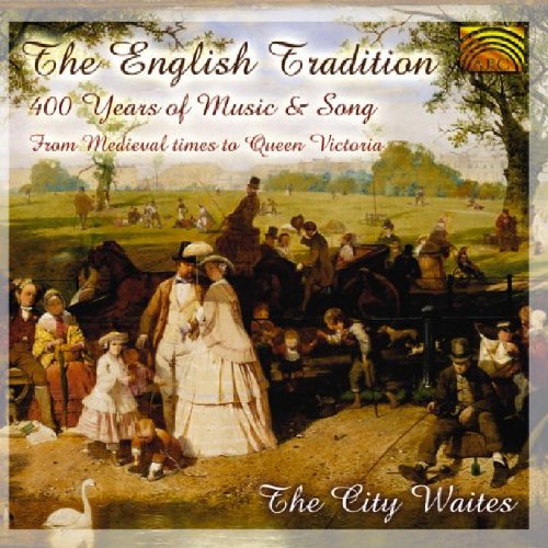 "CD cover featuring a vintage painting of people in 18th-century English countryside."