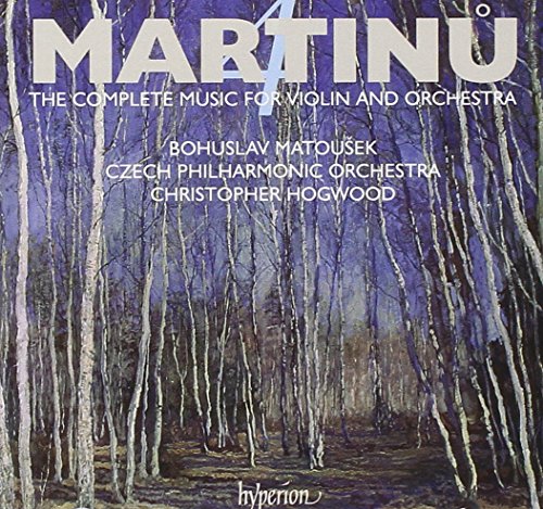 CD cover featuring a forest landscape with white text and "hyperion" logo at the bottom.