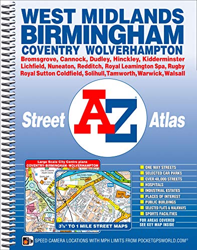 West Midlands A-Z Street Atlas (spiral)