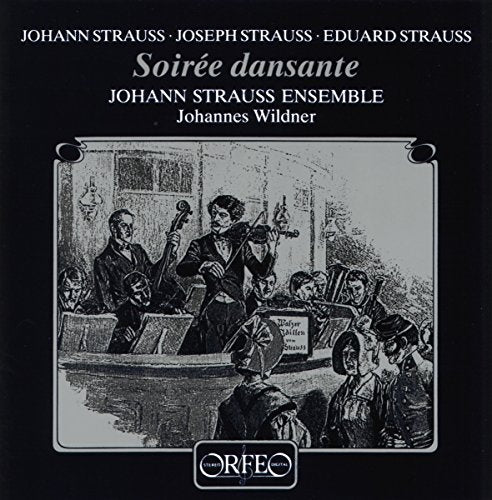 Black CD cover with white text and a sketched image of musicians.