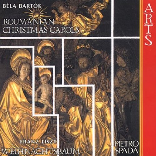 "CD cover with Nativity scene and names of artists and composers."