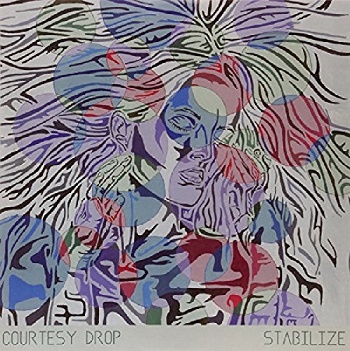 The alt text for the image is: "Album cover art featuring abstract, multi-colored illustration of a woman's face."