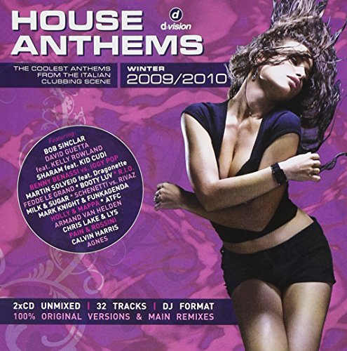 "CD cover with a dancing woman and tracklist on a purple background."