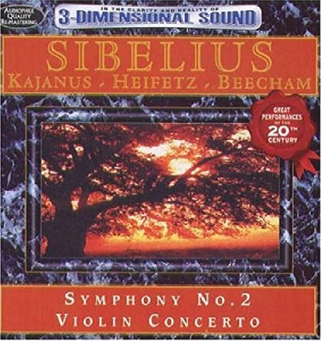 Jean Sibelius - Symphony No. 2 & Violin Concerto [CD]