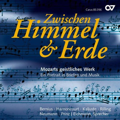 Bernius/harnoncourt/kaljuste/n - Wolfgang Amadeus Mozart: Zwischen Himmel & Erde - Mozart s Sacred Music [CD]