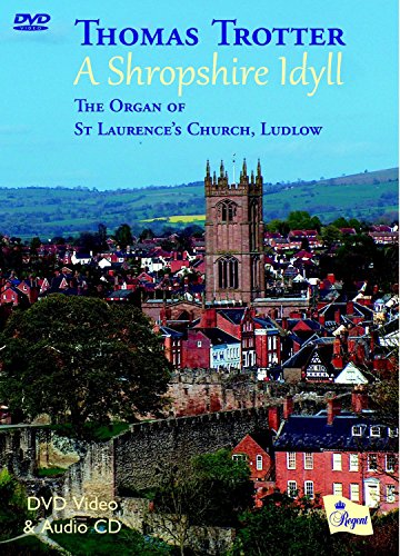 DVD cover featuring a red-brick church in a town surrounded by rolling green hills.