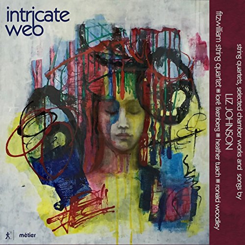 The image is a CD cover with an abstract painting of a woman's face.