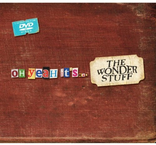 DVD cover for "The Wonder Stuff" with red background and colorful letter tiles.