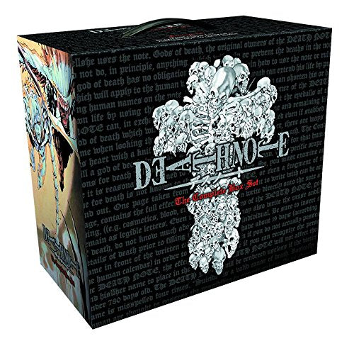 "Black box set with 'Death Note' title and manga artwork on the front."