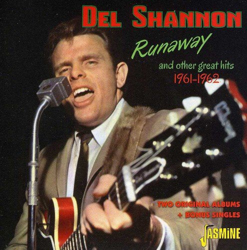CD cover featuring Del Shannon singing into a microphone with a guitar.