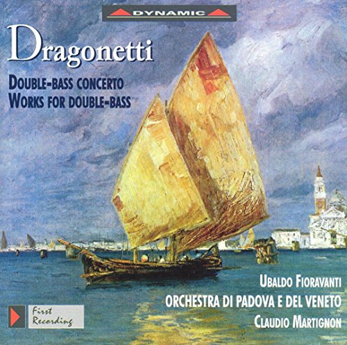 Sailboat on water with cloudy sky, classical music CD cover art.