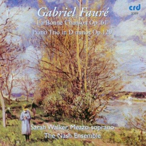 "Album cover featuring a serene landscape painting with a woman in a white dress."