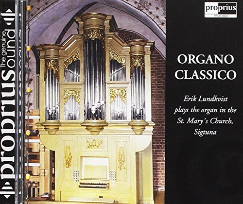 CD cover featuring a large, ornate pipe organ in a church setting.