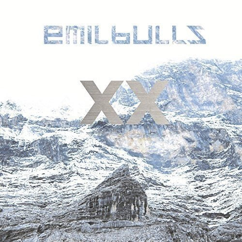 "Album cover with 'emil bulls' and 'XX' on a snowy mountain landscape."