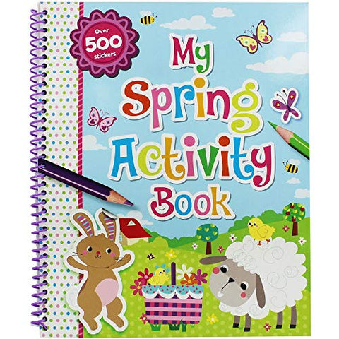 Spring Activity and Colouring Book