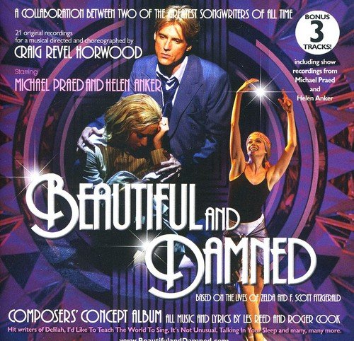 "CD cover art with man and two dancers, purple background, white title text."