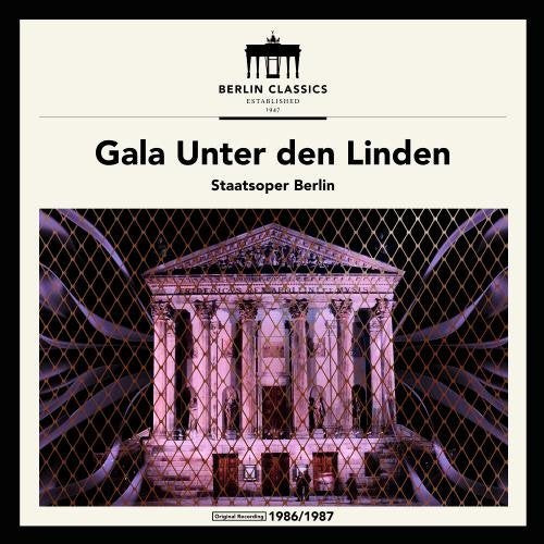 A CD cover featuring the Berlin opera house behind a chain-link fence.