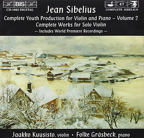 Grasbeckkuusisto - Sibeliuscomplete Vln Pno Works 2 [CD]