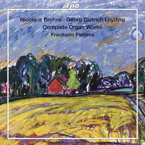 A CD cover featuring a vibrant, impressionist landscape painting with a white square border.