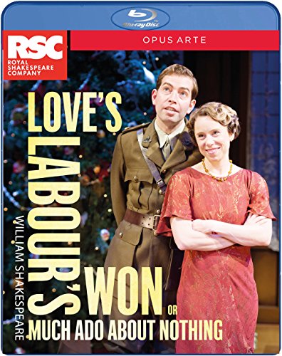 Blu-ray case with a man and woman standing together, wearing period costumes.