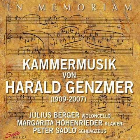 Bergersadlohohenrieder - In Memoriam  Chamber Music Of Genzmer [CD]