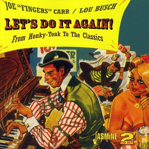Album cover art featuring a man playing piano with a woman beside him.