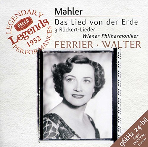 Wiener Philharmoniker Bruno Walter Kathleen Ferrier Julius Patzak - Mahler: Das Lied von Der Erde / 3 Ruckert Lieder [CD]