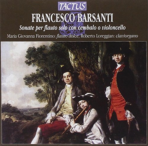 "CD cover featuring a classical painting of three men in 18th-century attire."